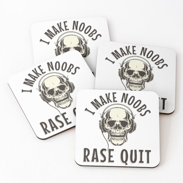 Item preview,  i make noobs rage quit | Funny Gamer Saying  designed and sold by uranus1store.