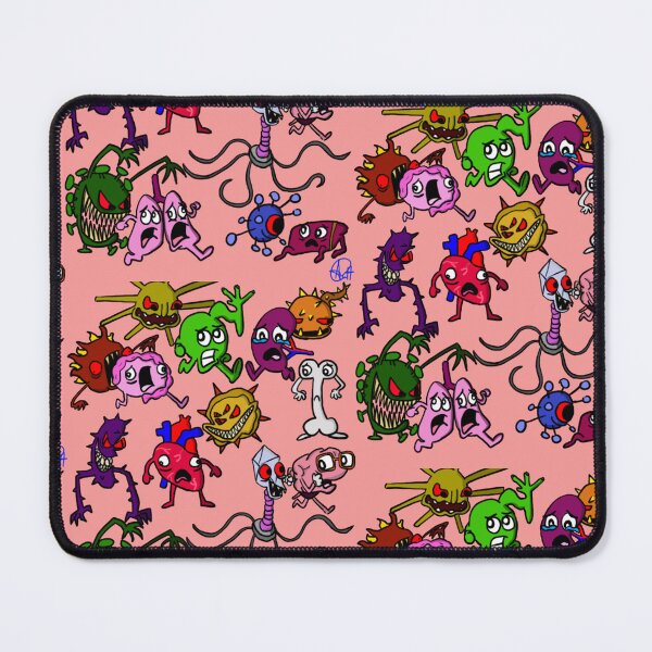 Item preview, Microbes Attacking Organs designed and sold by TurpleDinosaur.