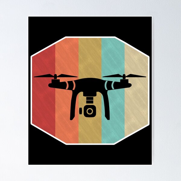 Item preview, Vintage Retro Drone Pilot Quadcopter Robotics Drove Lover designed and sold by MintedFresh.