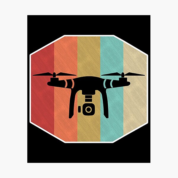 Item preview, Vintage Retro Drone Pilot Quadcopter Robotics Drove Lover designed and sold by MintedFresh.