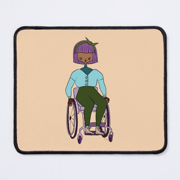 Item preview, Cute Girl With Wheelchair (orange) designed and sold by misslovelymess.