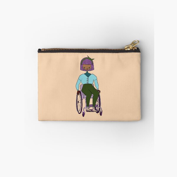 Item preview, Cute Girl With Wheelchair (orange) designed and sold by misslovelymess.