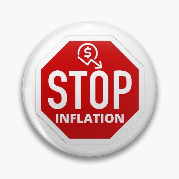 Item preview, Stop Inflation Red Stop Sign designed and sold by silviaol.
