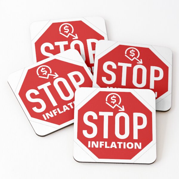 Item preview, Stop Inflation Red Stop Sign designed and sold by silviaol.