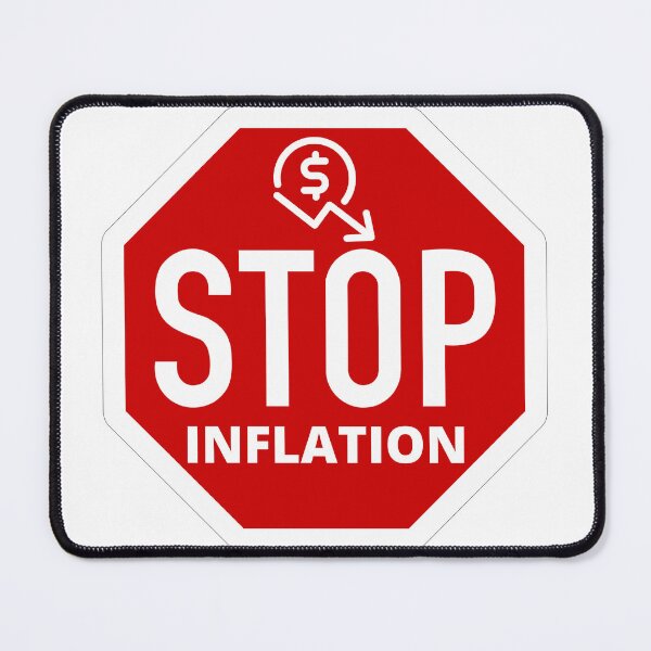 Item preview, Stop Inflation Red Stop Sign designed and sold by silviaol.
