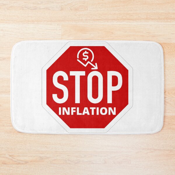 Item preview, Stop Inflation Red Stop Sign designed and sold by silviaol.