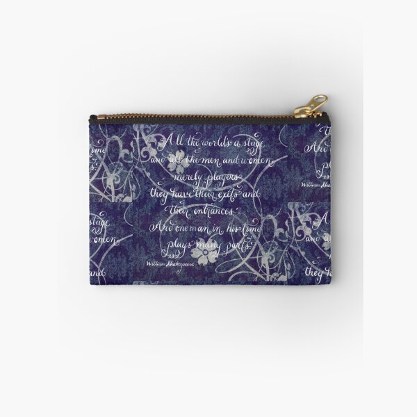 Item preview, All the world Shakespeare quote  designed and sold by Melissa Renee.