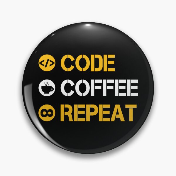 Item preview, Code Coffee Repeat designed and sold by Koi-Art.