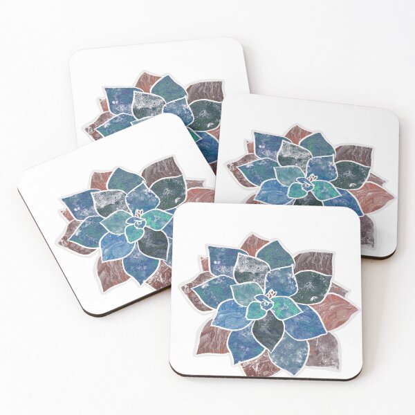 Item preview, Stained Glass Inspired Succulent  designed and sold by nibblyandco.