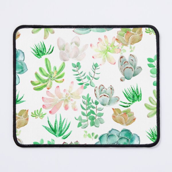 Item preview, hand painted colorful botanical succulents watercolor collection 2020  designed and sold by SelenePaintings .