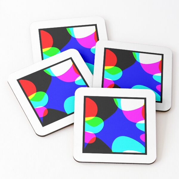 Item preview, Neon, Bright Primary Colors, Psychedelic, Ovals, Colorful Psychedelic Designs designed and sold by CreativeCranium.