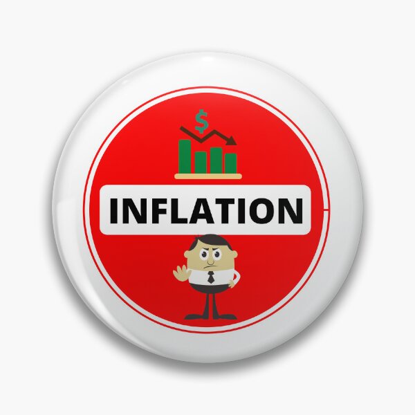 Item preview, Stop Inflation Red Economic Recession Stop Sign designed and sold by silviaol.
