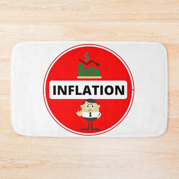 Item preview, Stop Inflation Red Economic Recession Stop Sign designed and sold by silviaol.