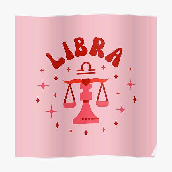 Libra Zodiac Sign Poster