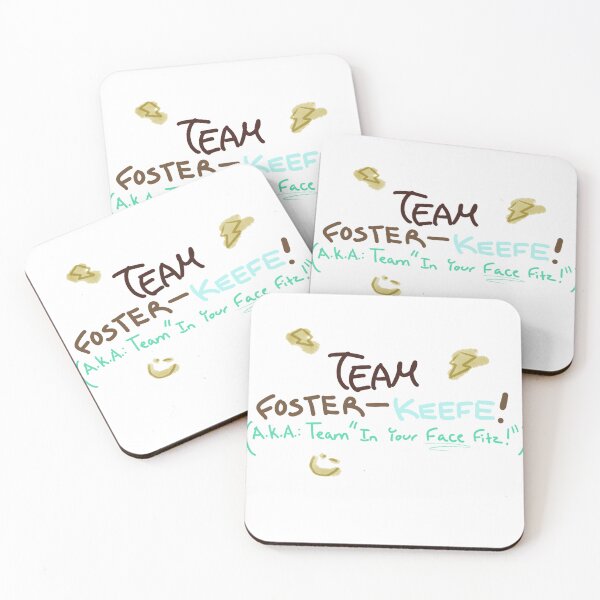 Item preview, Team Foster-Keefe! (Aka team in your face Fitz) V1 designed and sold by ThePondCat.