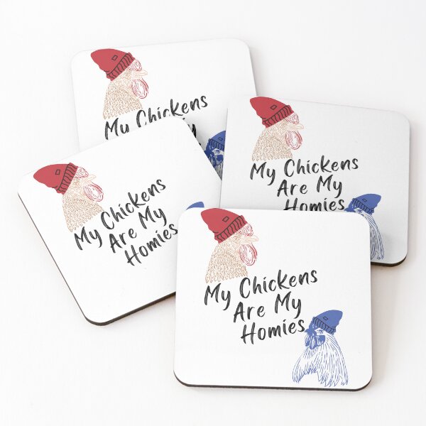 Item preview, My Chickens Are My Homies designed and sold by Happy-Trails.