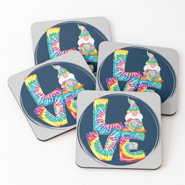 Item preview, Hippie Gnome Tie Dye Love, Retro Hippies designed and sold by PrintedKat.