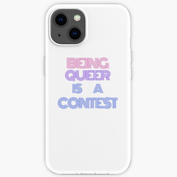 Being Queer Is A Contest - Retro iPhone Soft Case