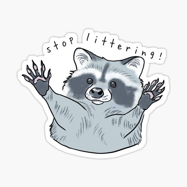 Stop Littering! Sticker