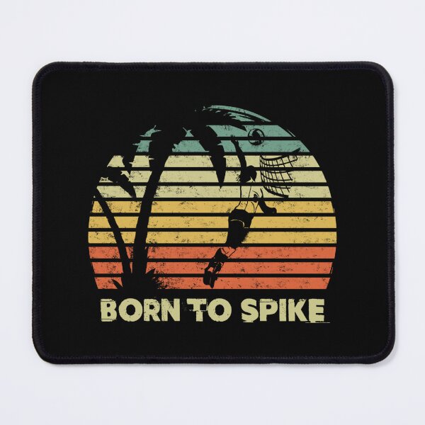 Item preview, Born To Spike Beach Volleyball Beach Palm Sport Sticker designed and sold by ximenagene.