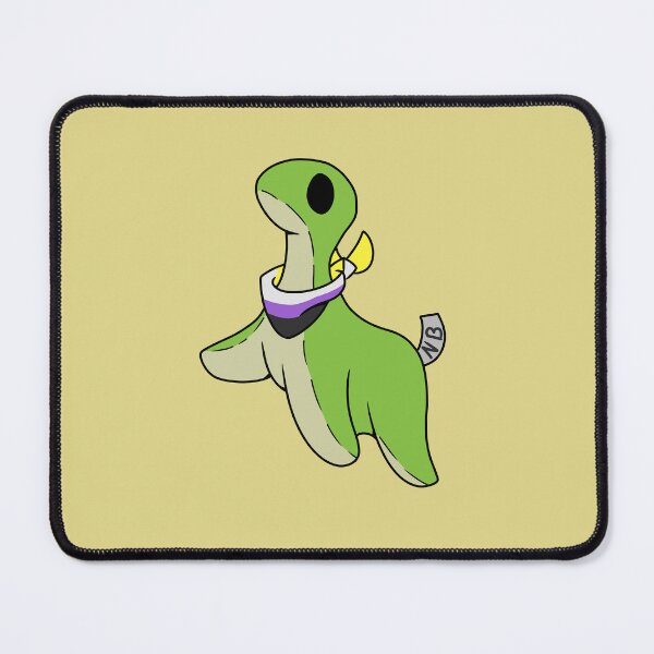 Item preview, Non-Binary pride Nessie designed and sold by CactusMonsters.