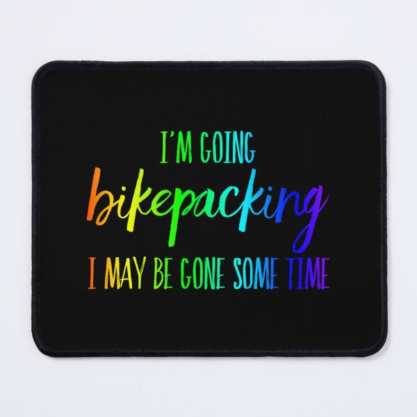 Item preview, I'm Going Bikepacking Sticker designed and sold by ayeshadanaqws.