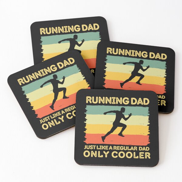 Item preview, Running Dad Just Like A Regular Dad Only Cooler Funny Running Classic T-Shirt designed and sold by monica45je.