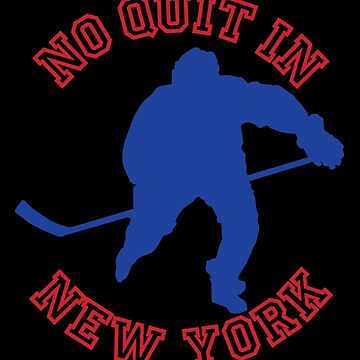 Personalized New York Rangers No Quit In New York Baseball Jersey