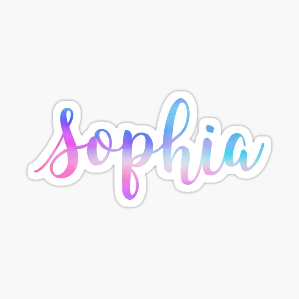 Sophia Sticker