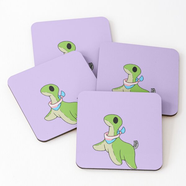 Item preview, Transgender pride Nessie designed and sold by CactusMonsters.
