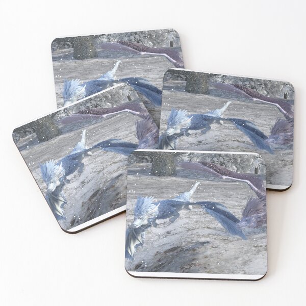 Item preview, Dragons in the snow designed and sold by MasamunaArt.