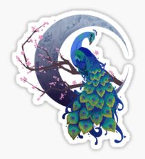 Peacock Dreams Sticker