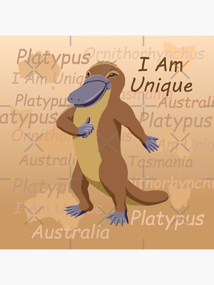 Platypus - I Am Unique by JumpingKangaroo