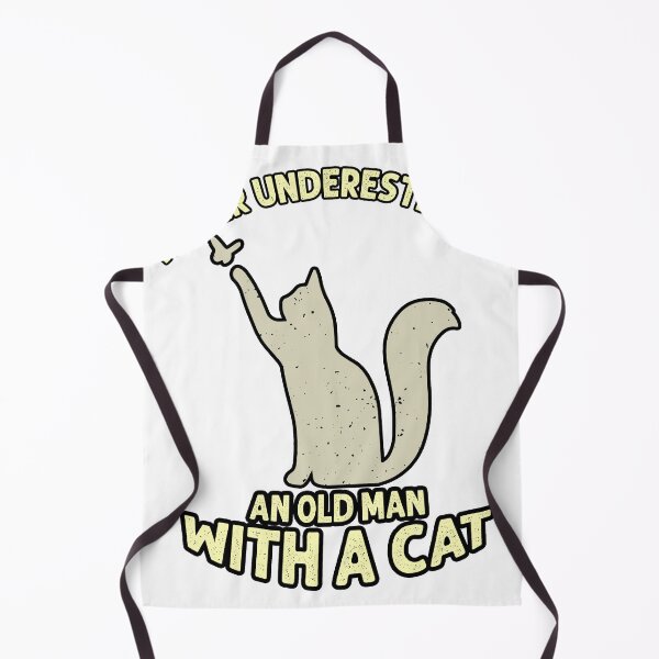 Item preview, never underestimate an old man with a cat designed and sold by ONPINI.