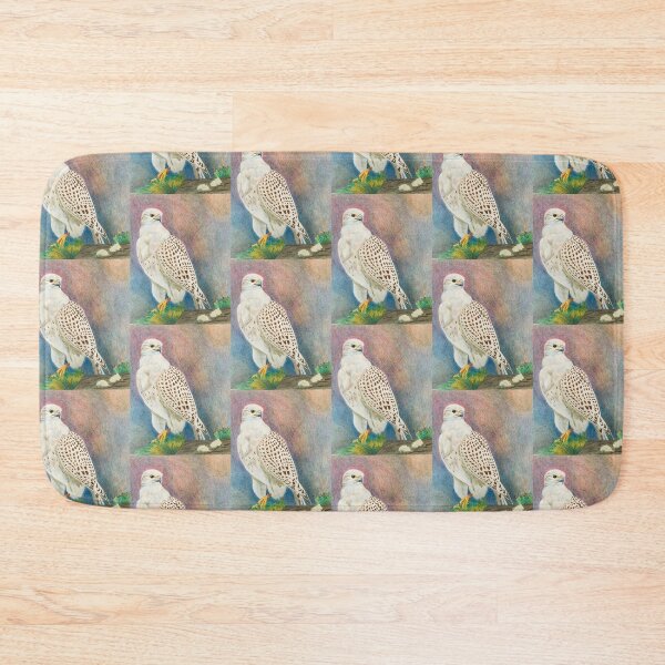 Item preview, Gyrfalcon in colored pencil designed and sold by Sdlemaysbc.