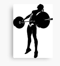 Crossfit - Girl Snatch Canvas Print