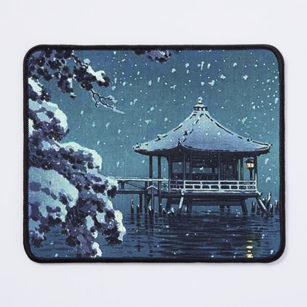 Item preview, Vintage Japanese Art - Tsuchiya Koitsu - Snow at the Ukimido, Katada designed and sold by ind3finite.