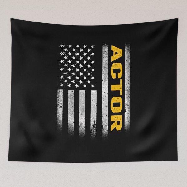 Item preview, actor Dad American Flag, Vintage USA actor American Flag, actor Dad Mens Womens Girls Christmas Fathers Day Gift designed and sold by xlnv.