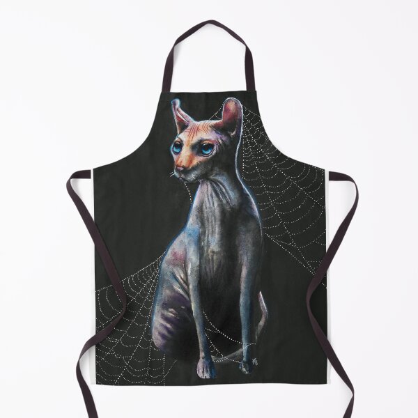 Item preview, Spiderwebs on sphynx cat designed and sold by TwoFullMoonsArt.