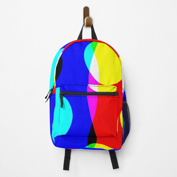 Item preview, Neon, Bright Primary Colors, Black Background, Linear, Psychedelic, Colorful Psychedelic Designs designed and sold by CreativeCranium.