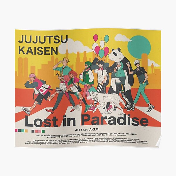 Perdu au paradis - Kaisen Jujutsu #Affiche Poster