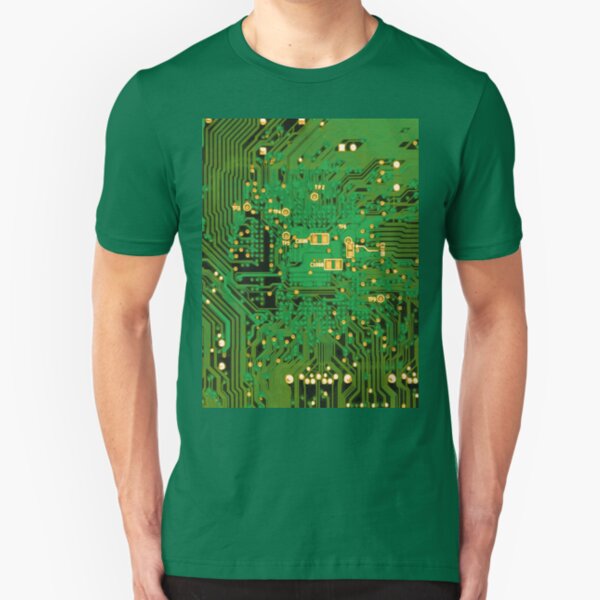 Circuit Board Slim Fit T-Shirt