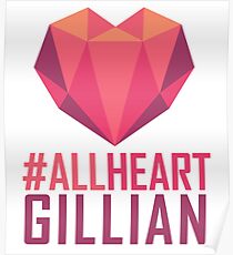 #AllHeartGillian - Pink Poster