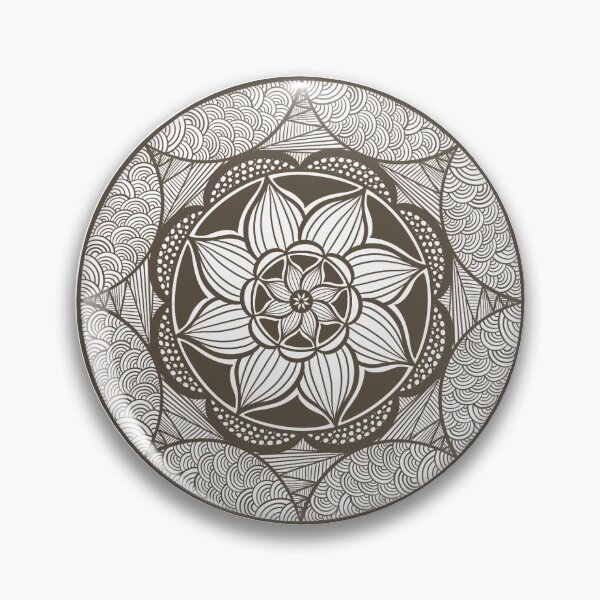Item preview, Grey Mandala designed and sold by ArtByTorey.