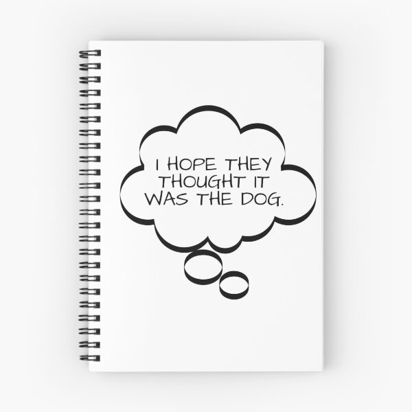 Item preview, Funny Thought Bubbles, I Hope They Thought It Was The Dog, t-shirts gifts, mug gifts, sticker gifts, magnet gifts and more! designed and sold by JCMCDesigns.