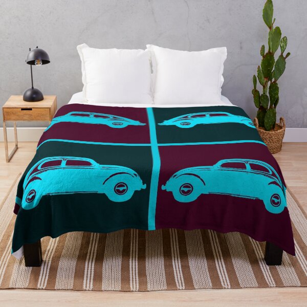 Item preview, Blue car retro patterns designed and sold by Astralia.