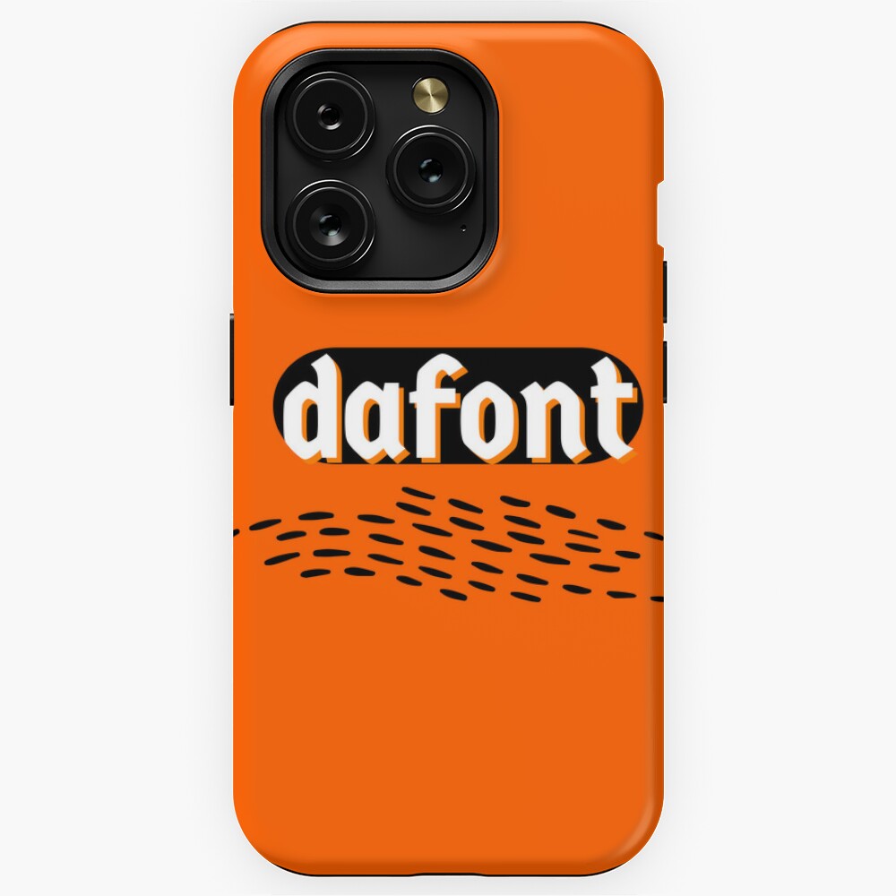 Dafont  Sticker for Sale by Haytam Laftimi