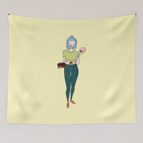 Item preview, Cute Girl With Feeding Tube (yellow) designed and sold by misslovelymess.