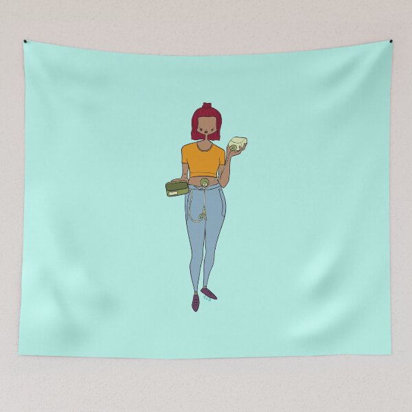 Item preview, Cute Girl With Feeding Tube (mint) designed and sold by misslovelymess.