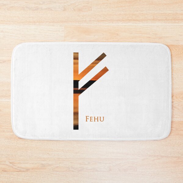 Item preview, Elder Futhark - Fehu Rune designed and sold by Whisperingpeaks.